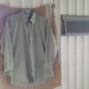 Lucasini Men's Classic Gray Long Sleeve Shirt RN#41200